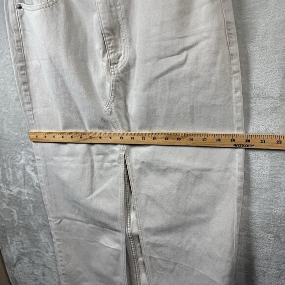 Abercrombie & Fitch NEW Women Denim Jean Midi Skirt Sz 29/8 High Rise Front Slit - Picture 9 of 12